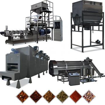 Free formula and installation 1000-1500kgs/h steam type extruder pet food machine